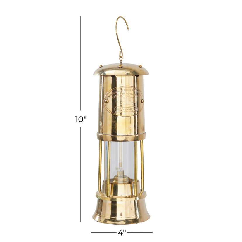 Nautical Brass Candle Lantern