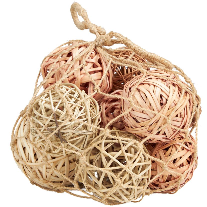 Modern Dried Plant Orbs & Vase Filler