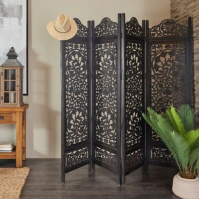 Traditional Wood Room Divider Screen