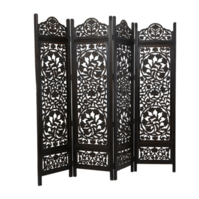 Traditional Wood Room Divider Screen