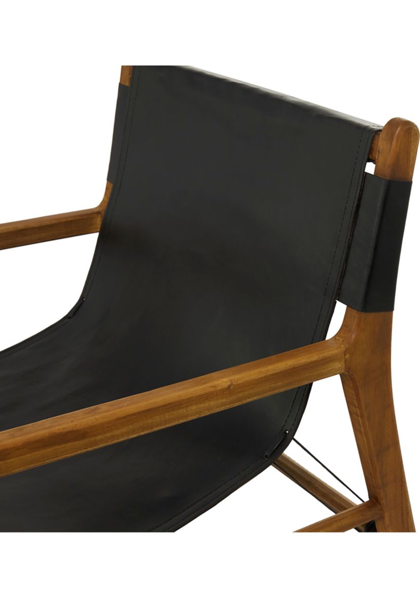 Modern Leather Accent Chair