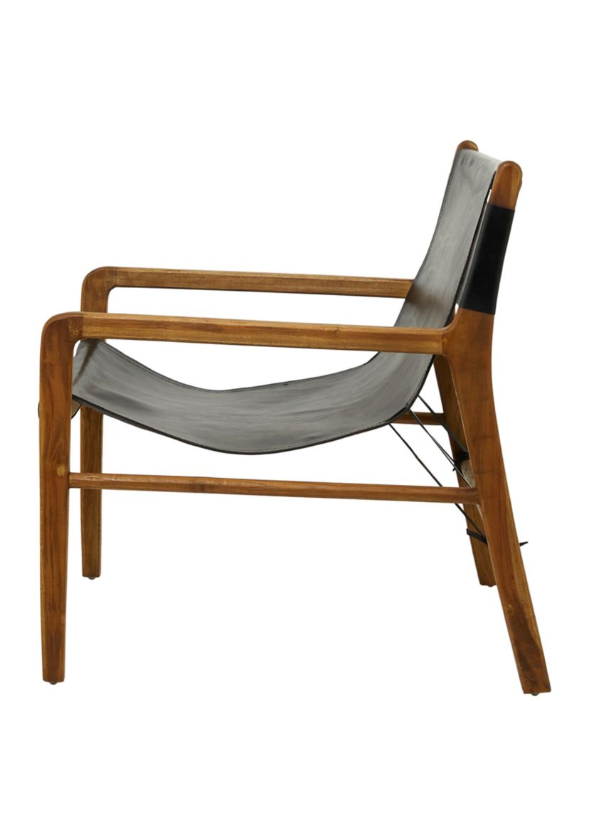 Modern Leather Accent Chair