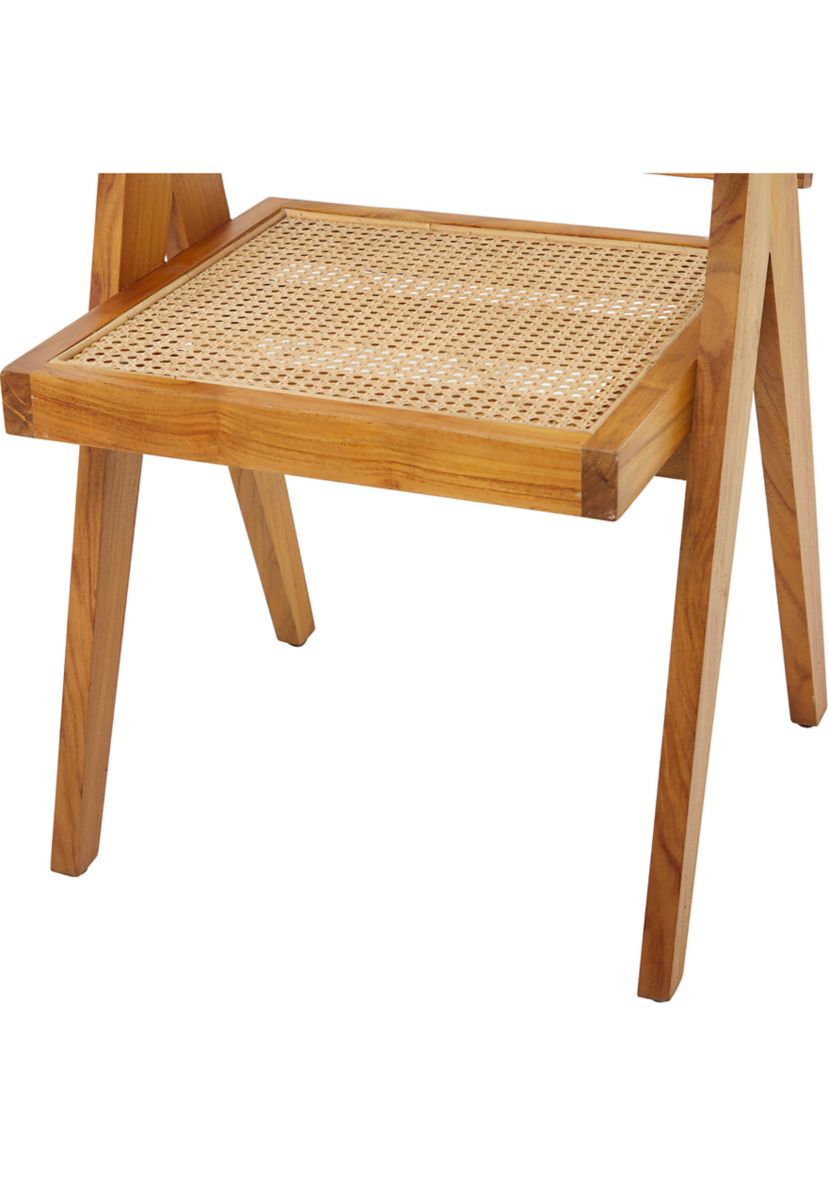 Modern Teak Wood Accent Chair