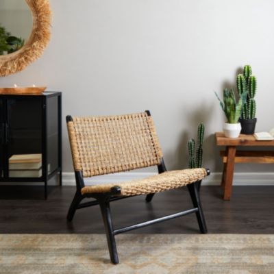 Contemporary Seagrass Accent Chair