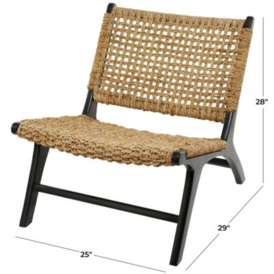 Contemporary Seagrass Accent Chair