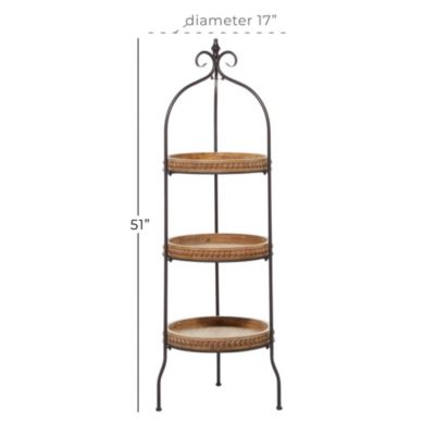 Traditional Metal Shelving Unit