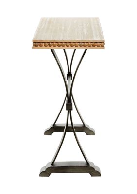 Industrial Metal Console Table