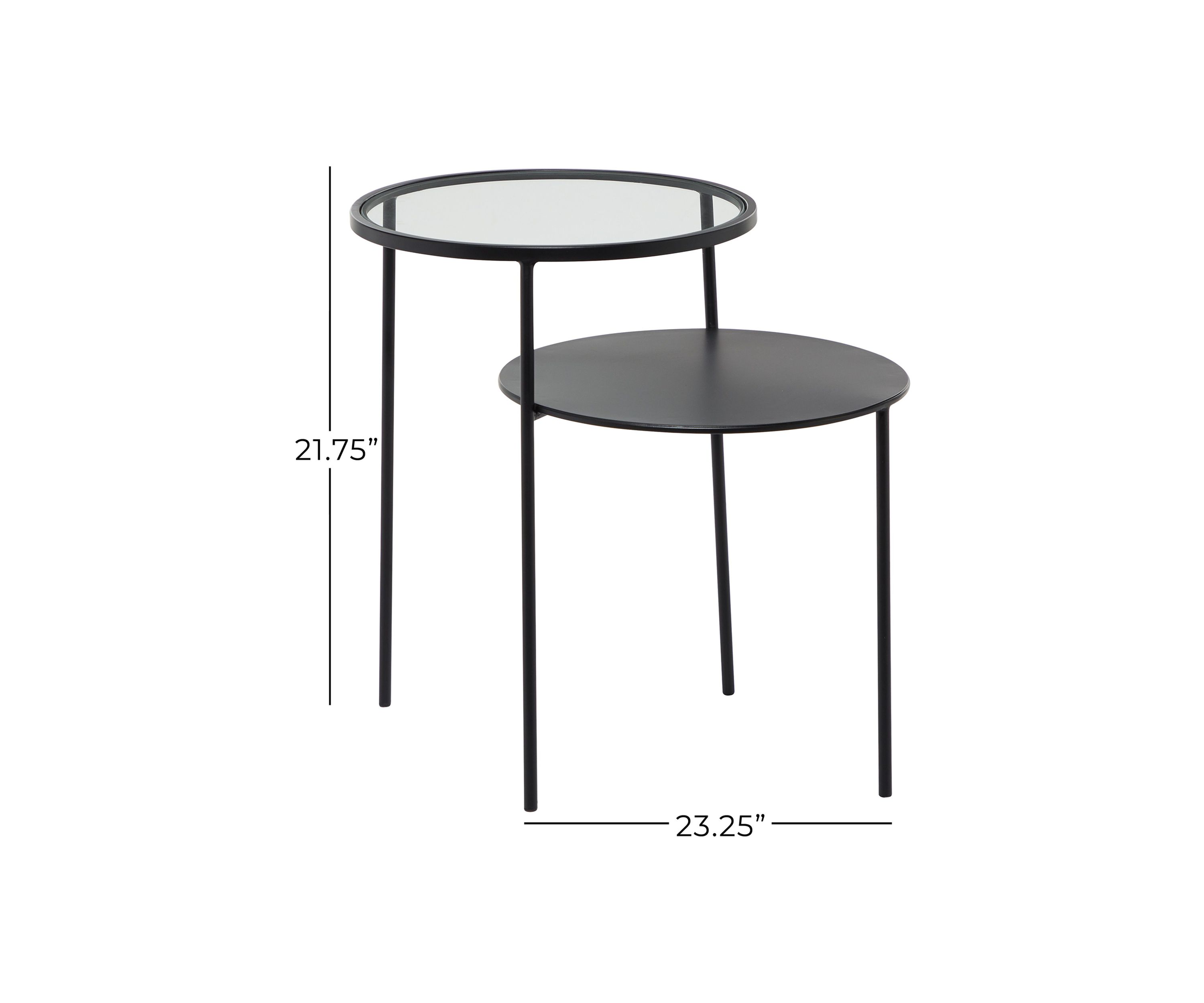 Modern Metal Accent Table