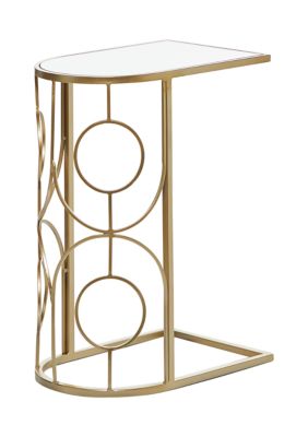 Contemporary Metal Accent Table