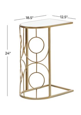 Contemporary Metal Accent Table