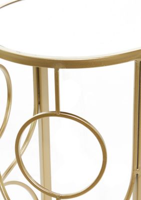 Contemporary Metal Accent Table