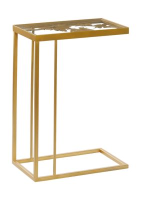 Contemporary Metal Accent Table