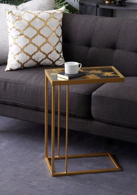 Contemporary Metal Accent Table