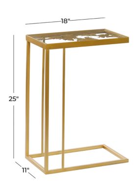 Contemporary Metal Accent Table