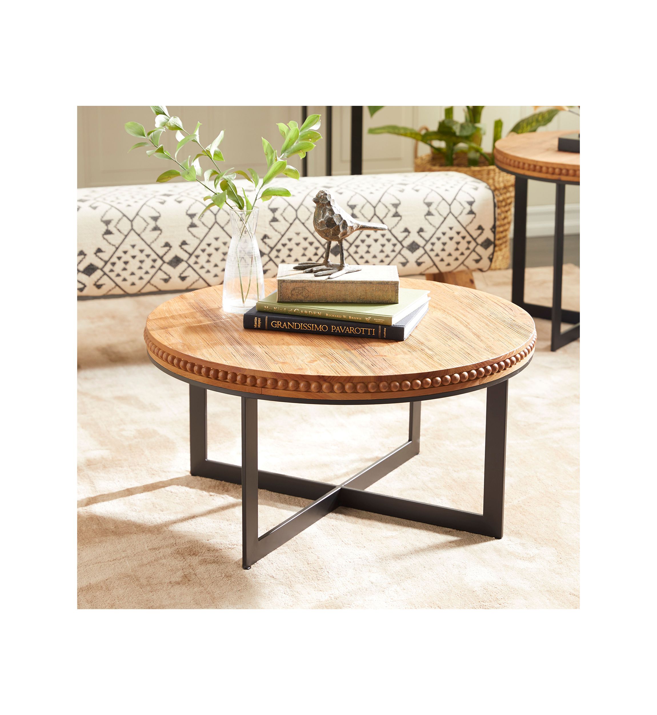 Industrial Wood Coffee Table