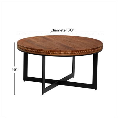 Industrial Wood Coffee Table
