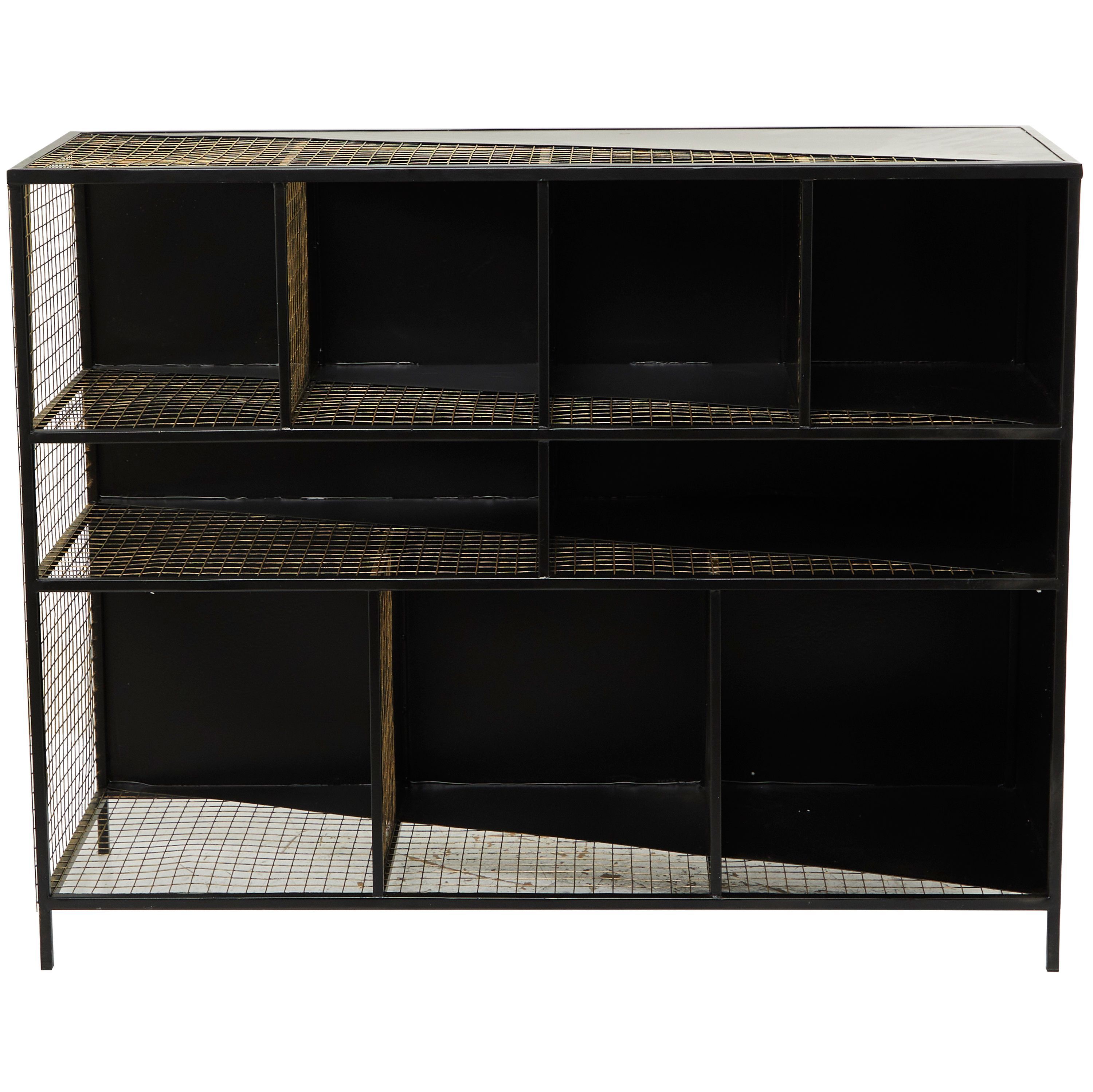Industrial Metal Console Table