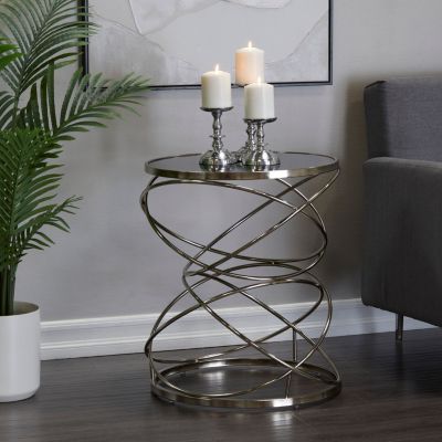 Contemporary Marble Accent Table