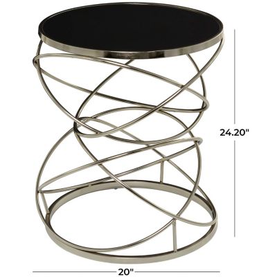 Contemporary Marble Accent Table