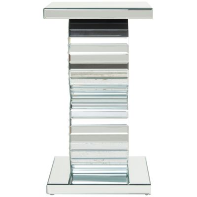 Glam Glass Accent Table