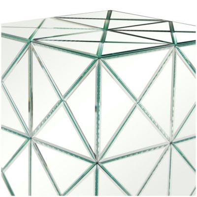 Glam Glass Accent Table