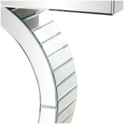 Glam Glass Console Table