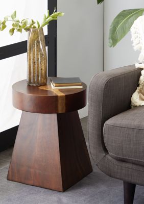 Contemporary Wood Accent Table