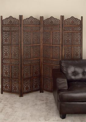 Traditional Wood Room Divider Screen
