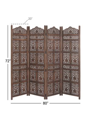 Traditional Wood Room Divider Screen