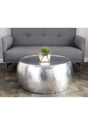 Contemporary Aluminum Metal Coffee Table