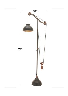 Industrial Aluminum Metal Floor Lamp