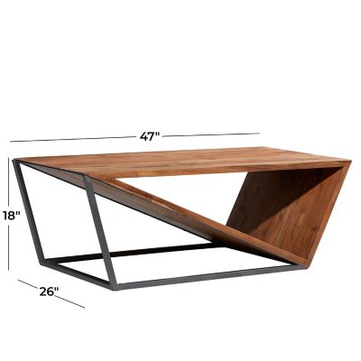 Contemporary Wood Coffee Table