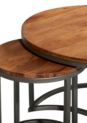 Contemporary Wood Coffee Table - Set of 3