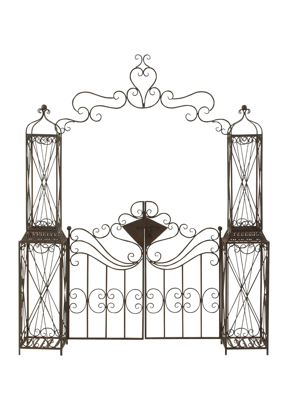 Traditional Metal Garden Arbor