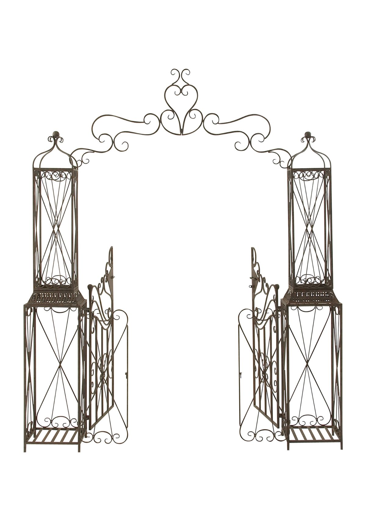 Traditional Metal Garden Arbor