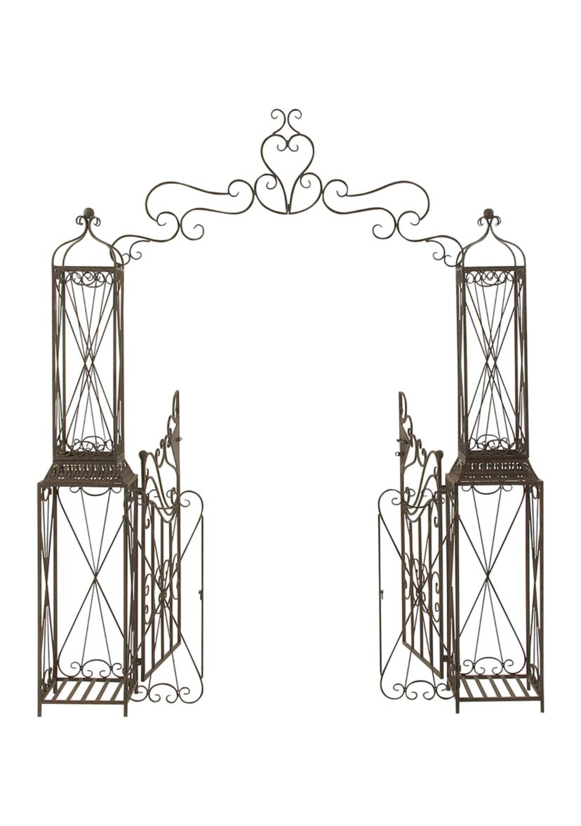 Traditional Metal Garden Arbor