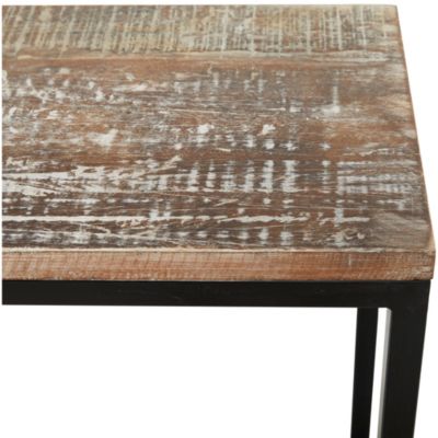 Rustic Wood Accent Table