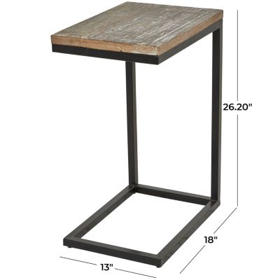 Rustic Wood Accent Table
