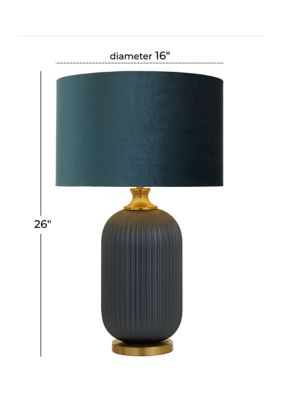 Transitional Glass Table Lamp