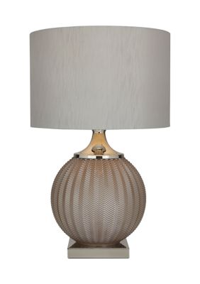 Transitional Glass Table Lamp