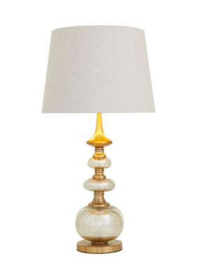 Transitional Linen Fabric Buffet Lamp