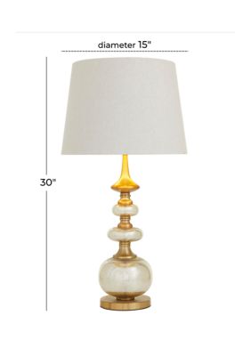 Transitional Linen Fabric Buffet Lamp