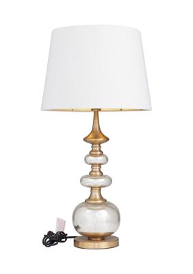 Transitional Linen Fabric Buffet Lamp