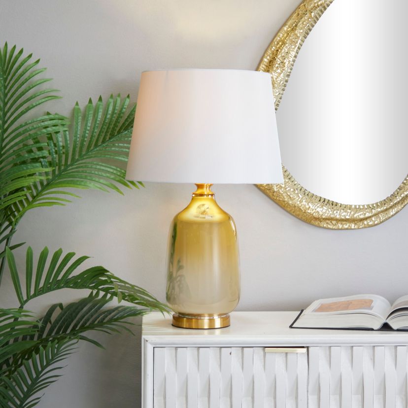 Glam Glass Table Lamp