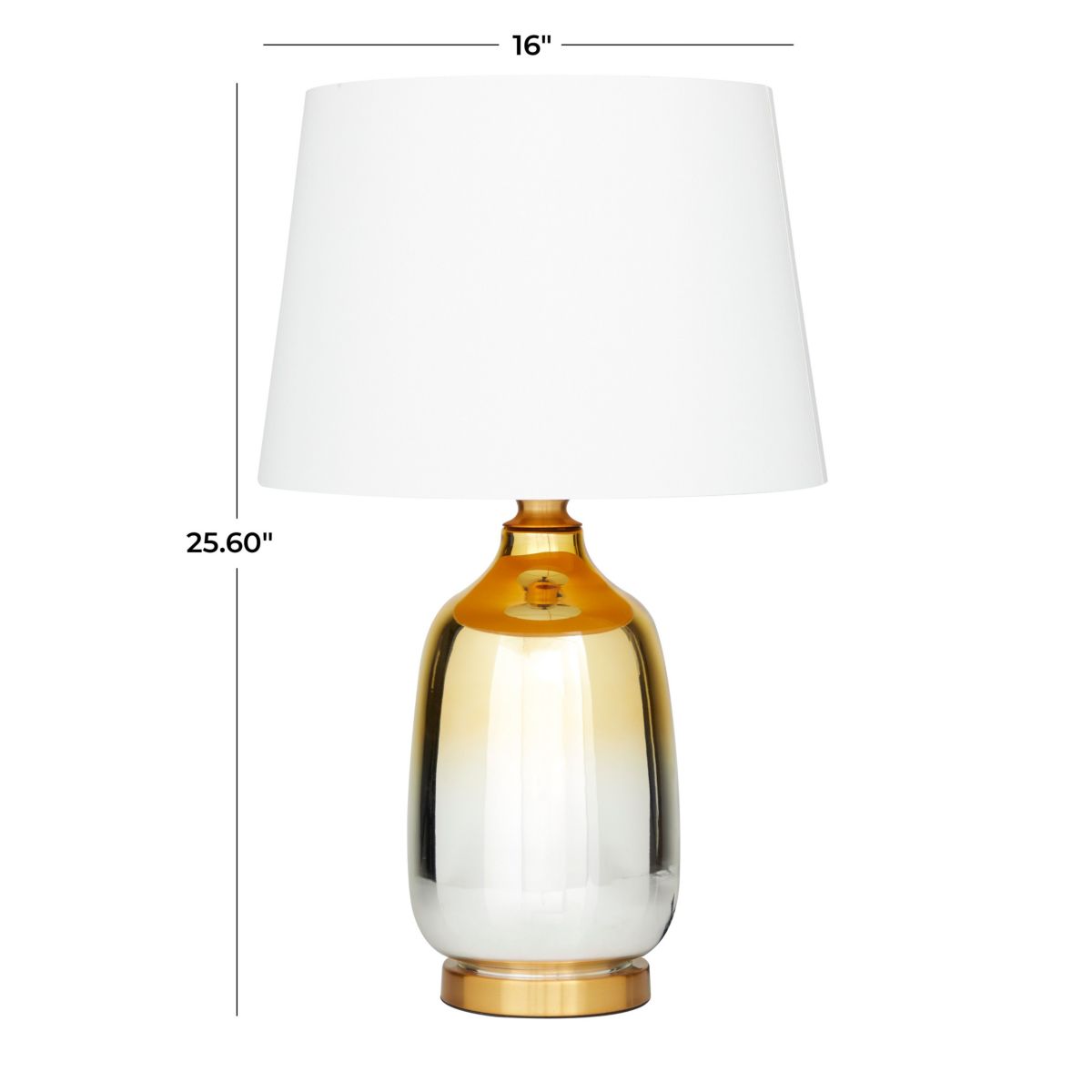 Glam Glass Table Lamp