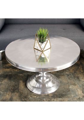 Traditional Aluminum Metal Coffee Table