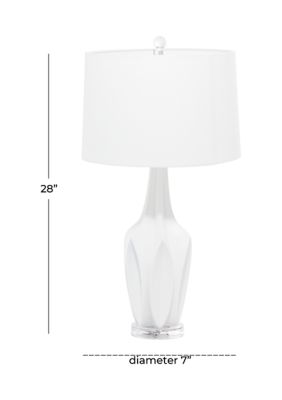 Modern Polystone Table Lamp - Set of 2