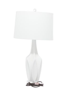 Modern Polystone Table Lamp - Set of 2