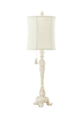 French Country Polystone Buffet Lamp