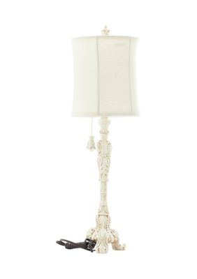 French Country Polystone Buffet Lamp